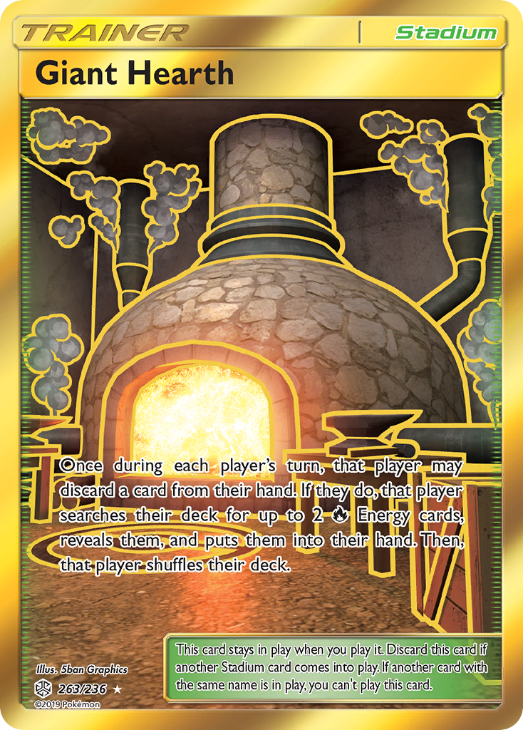 Giant Hearth (263/236) [Sun & Moon: Cosmic Eclipse] | Gamers Paradise