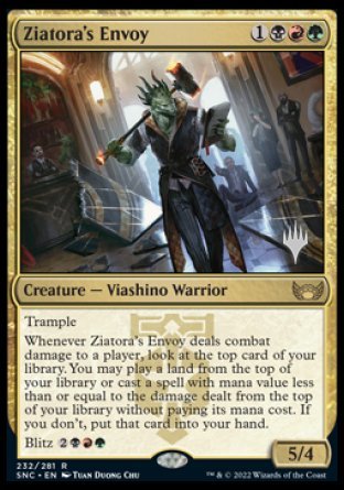 Ziatora's Envoy (Promo Pack) [Streets of New Capenna Promos] | Gamers Paradise