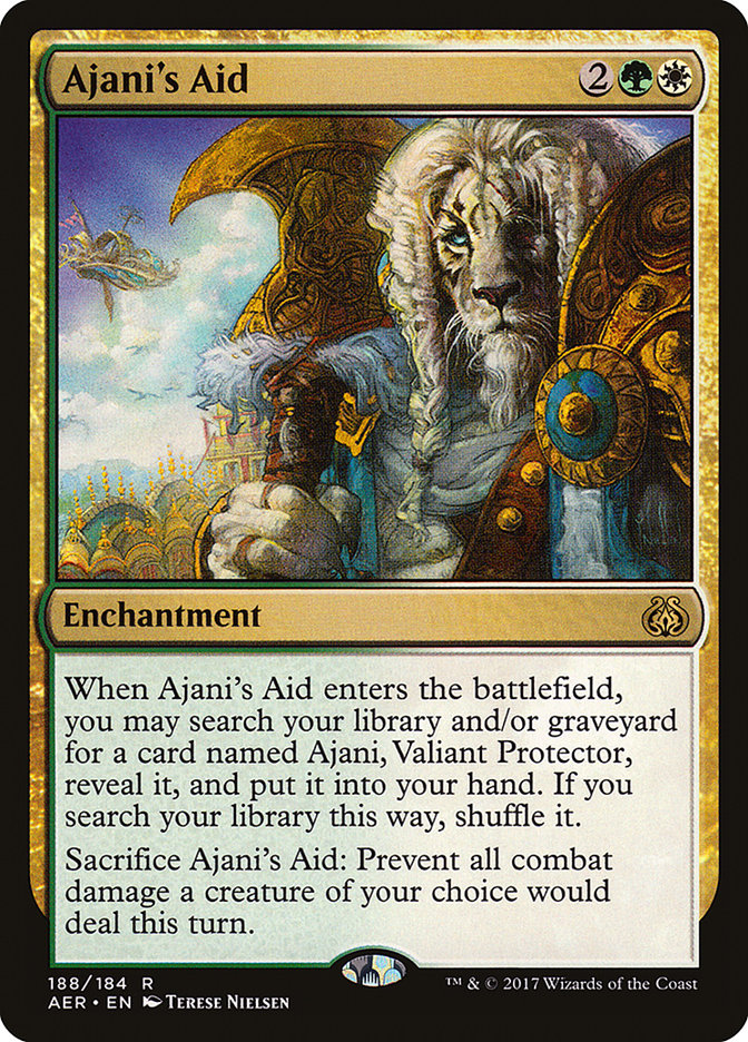Ajani's Aid [Aether Revolt] | Gamers Paradise