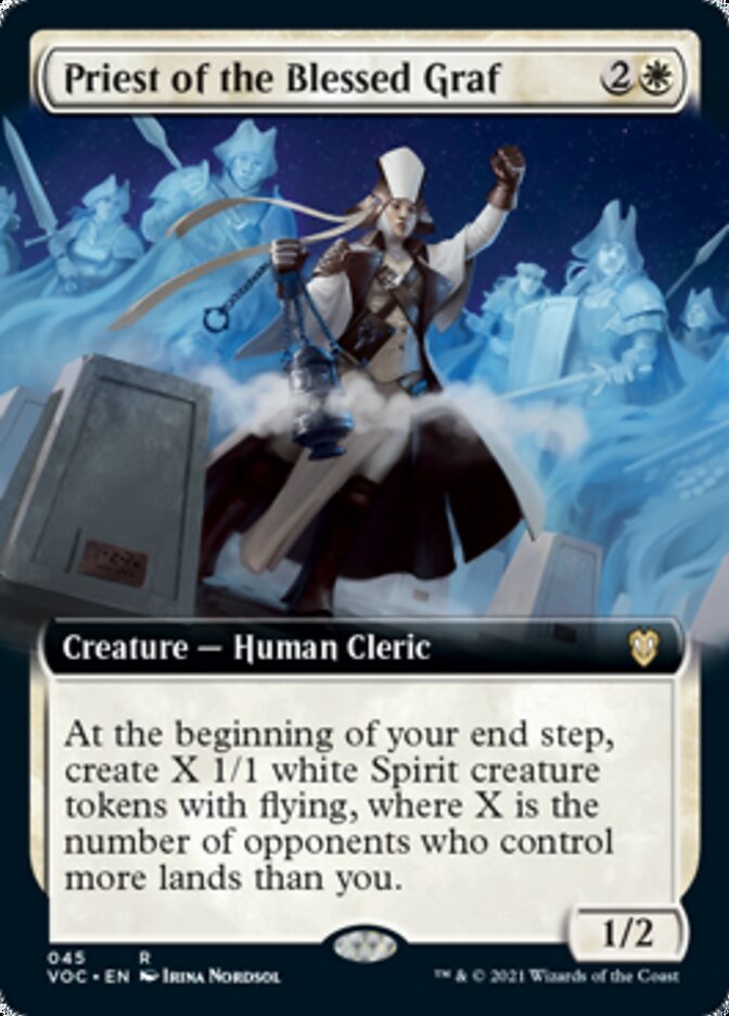 Priest of the Blessed Graf (Extended Art) [Innistrad: Crimson Vow Commander] | Gamers Paradise