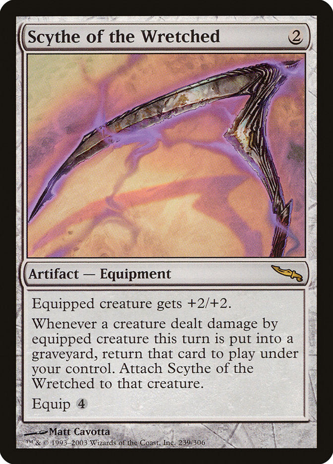 Scythe of the Wretched [Mirrodin] | Gamers Paradise