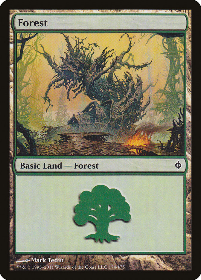 Forest (174) [New Phyrexia] | Gamers Paradise
