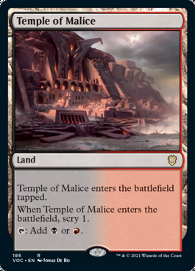 Temple of Malice [Innistrad: Crimson Vow Commander] | Gamers Paradise