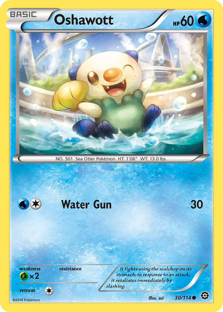 Oshawott (30/114) [XY: Steam Siege] | Gamers Paradise