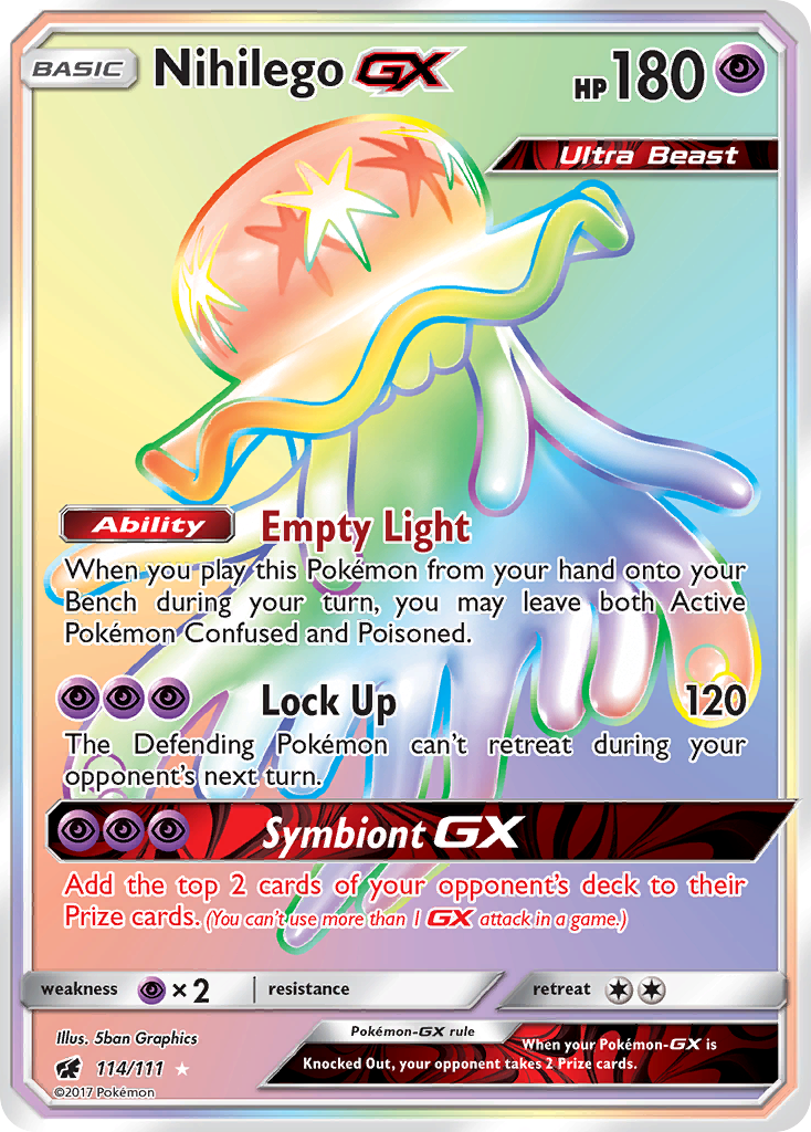 Nihilego GX (114/111) [Sun & Moon: Crimson Invasion] | Gamers Paradise