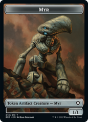 Myr // Thopter (010) Double-Sided Token [The Brothers' War Commander Tokens] | Gamers Paradise