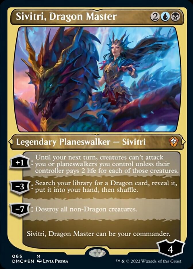 Sivitri, Dragon Master (Foil Etched) [Dominaria United Commander] | Gamers Paradise