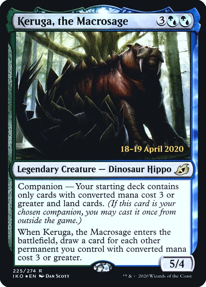 Keruga, the Macrosage [Ikoria: Lair of Behemoths Prerelease Promos] | Gamers Paradise