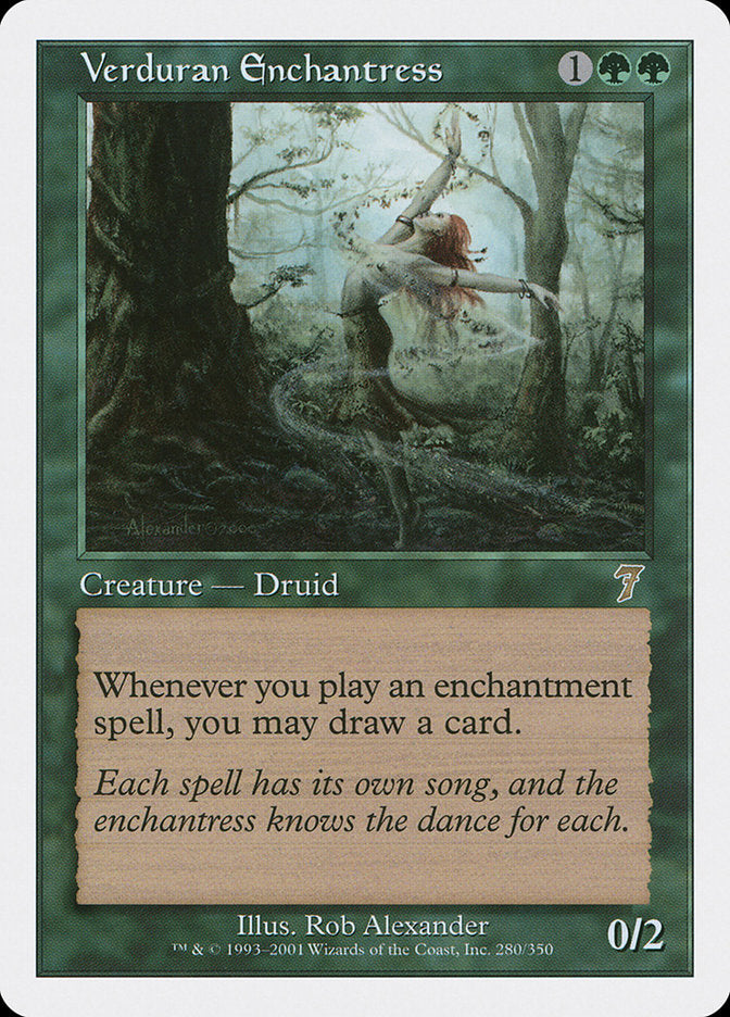 Verduran Enchantress [Seventh Edition] | Gamers Paradise