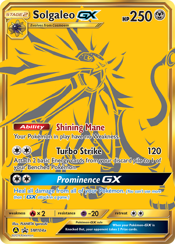 Solgaleo GX (SM104a) [Sun & Moon: Black Star Promos] | Gamers Paradise