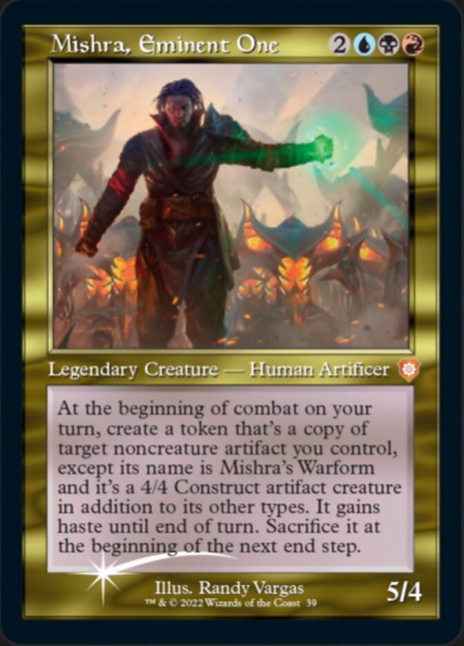 Mishra, Eminent One (039) (Retro) (Display Commander) [The Brothers' War Commander] | Gamers Paradise