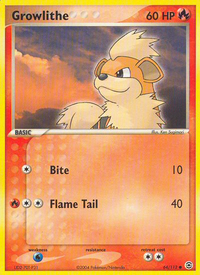 Growlithe (64/112) [EX: FireRed & LeafGreen] | Gamers Paradise