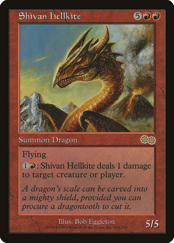 Shivan Hellkite [Urza's Saga] | Gamers Paradise