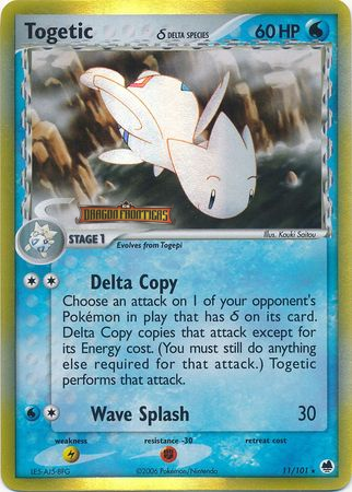 Togetic (11/101) (Delta Species) (Stamped) [EX: Dragon Frontiers] | Gamers Paradise