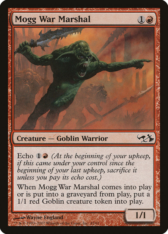 Mogg War Marshal [Duel Decks: Elves vs. Goblins] | Gamers Paradise