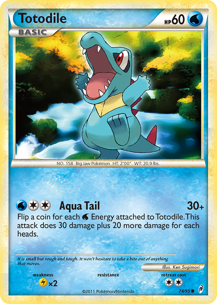 Totodile (74/95) [HeartGold & SoulSilver: Call of Legends] | Gamers Paradise