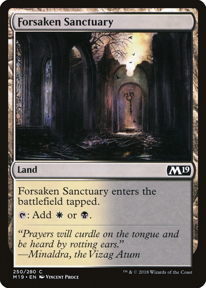 Forsaken Sanctuary [Core Set 2019] | Gamers Paradise