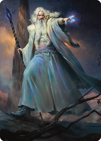 Saruman of Many Colors Art Card [The Lord of the Rings: Tales of Middle-earth Art Series] | Gamers Paradise