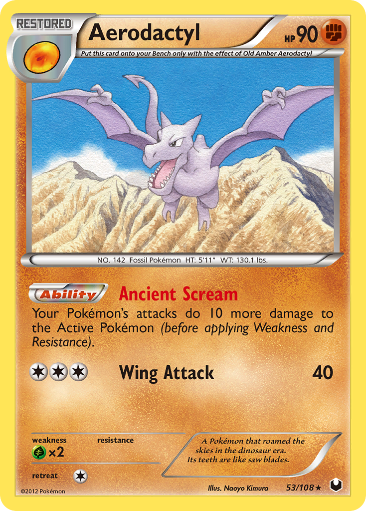 Aerodactyl (53/108) [Black & White: Dark Explorers] | Gamers Paradise