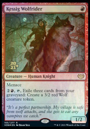 Kessig Wolfrider [Innistrad: Crimson Vow Prerelease Promos] | Gamers Paradise