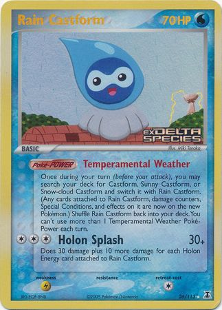 Rain Castform (26/113) (Stamped) [EX: Delta Species] | Gamers Paradise