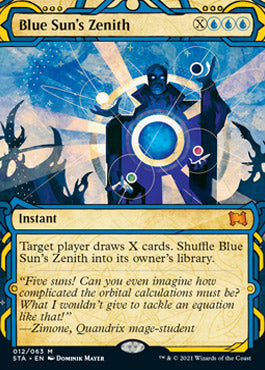 Blue Sun's Zenith (Foil Etched) [Strixhaven: School of Mages Mystical Archive] | Gamers Paradise