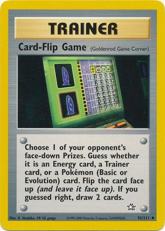 Card-Flip Game (92/111) [Neo Genesis Unlimited] | Gamers Paradise