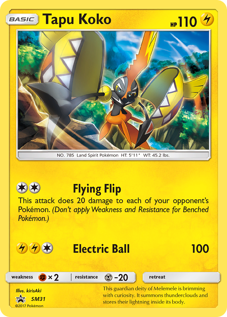 Tapu Koko (SM31) [Sun & Moon: Black Star Promos] | Gamers Paradise