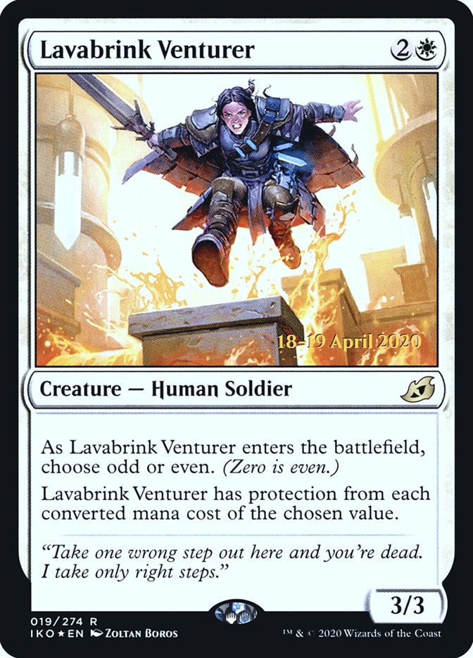 Lavabrink Venturer [Ikoria: Lair of Behemoths Prerelease Promos] | Gamers Paradise