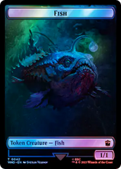Fish // Food (0059) Double-Sided Token (Surge Foil) [Doctor Who Tokens] | Gamers Paradise