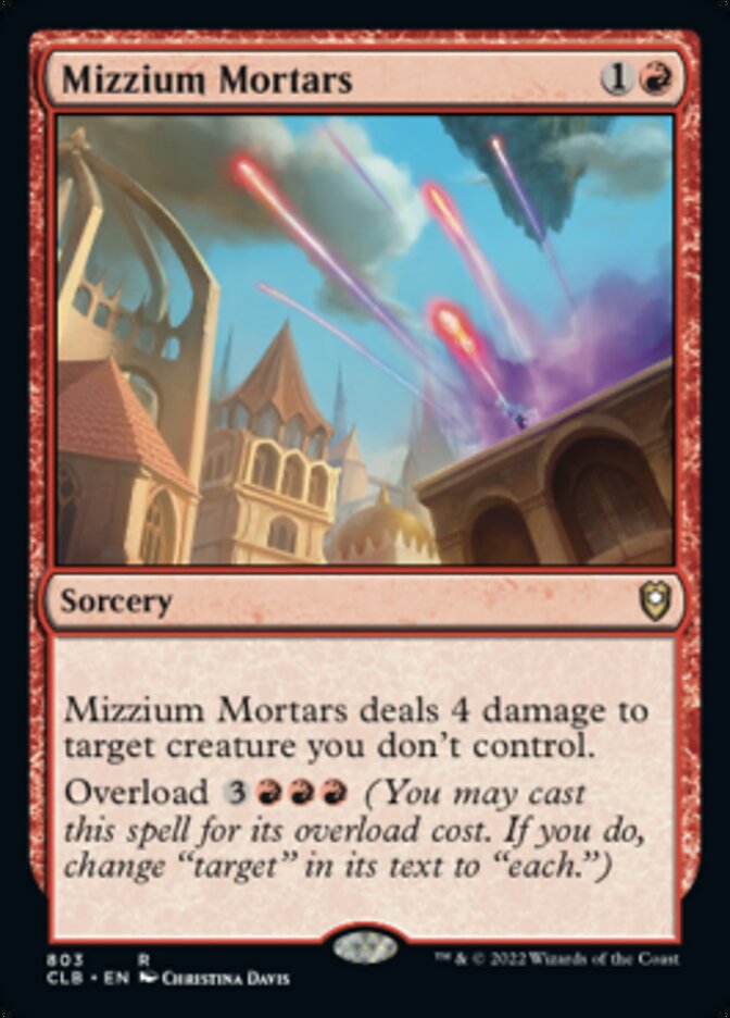 Mizzium Mortars [Commander Legends: Battle for Baldur's Gate] | Gamers Paradise