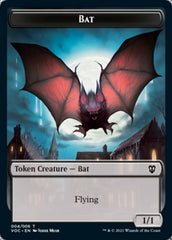 Blood // Bat Double-Sided Token [Innistrad: Crimson Vow Commander Tokens] | Gamers Paradise