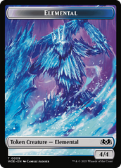 Elemental // Food (0012) Double-Sided Token [Wilds of Eldraine Tokens] | Gamers Paradise