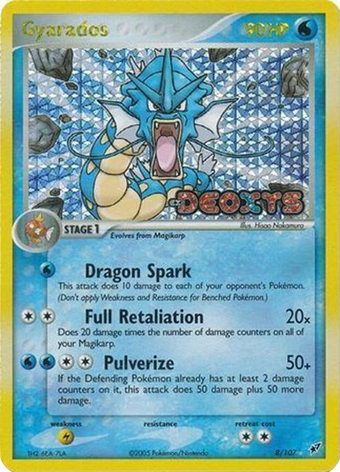 Gyarados (8/107) (Stamped) [EX: Deoxys] | Gamers Paradise